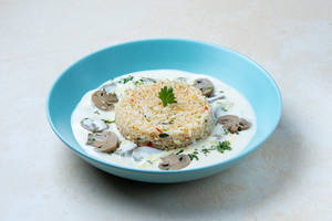 Cheesy Butter Garlic Mushroms