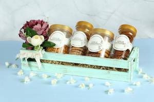 Small Wooden Jar Crate