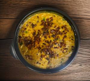 Ghee Burnt Garlic Dal Khichdi Bowl