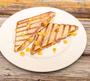 Cheesy Corn And Spinach Panini