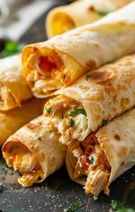 Chicken cheesy roll