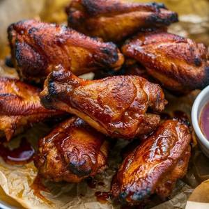 Barbeque chicken wings