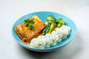Mushroom Parmesan Florentine Cottage Cheese Steak