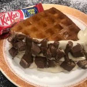 Kitkat chocolate overload waffle