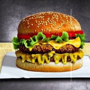 Veg cheese burger