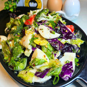 Egg Exotic Caesar Salad