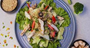 Greek Quinoa Non Veg Salad