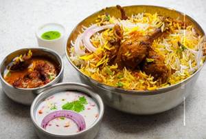 Hyderabadi Dum Biryani Chicken