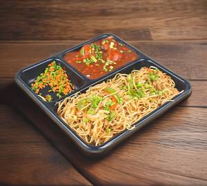 Manchurian With Veg Chowmein