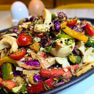 Egg Khimchi Salad