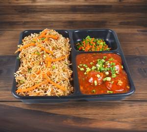 Manchurian With Fry Rice