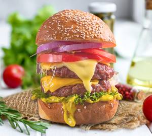 Double decker burger 1