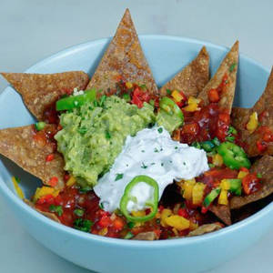 Lean Green Nachos
