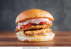 Grilled Chicken Double Patty Burger