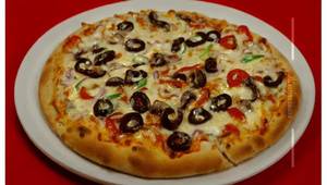 Chicken Pizza Rice with Gravy