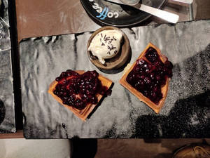 Blue Berry Waffle