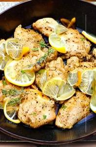 Lemon chicken dry