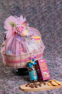 Hamper - Cane Basket Fancy Assorted Big