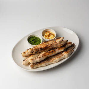 Dough Sticks With Garlic Butter & Basil