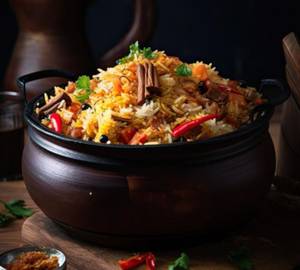 Plain biriyani