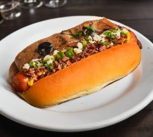 Mushroom hot dog