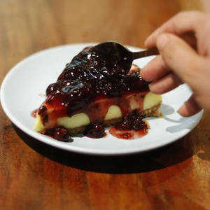 Blueberry Cheese Cake (served One Slice)