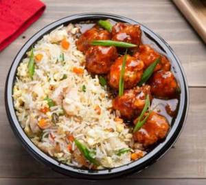 Chicken Fried Rice & Chicken Chilli