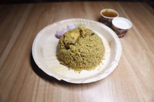 Chicken dum donne biryani