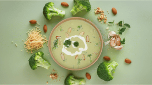 Broccoli Almond Soup