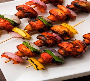 Mushroom tikka