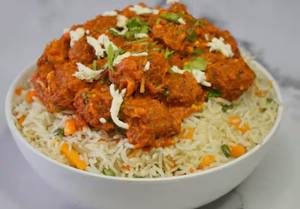 Veg Manchurian Fried Rice