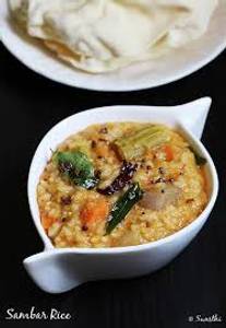 Sambar Rice (1 Papad)