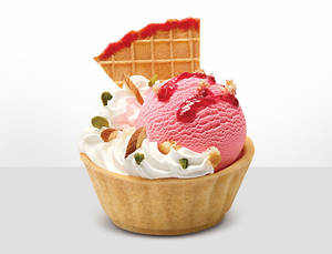 Strawberry Vine Single Sundae [175G]