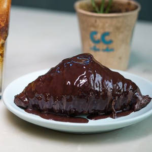 66% Chocolate Dipped Croissant
