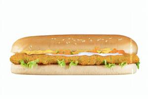Veg Cheese Hot Dog Burger