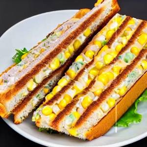 Vegetable Cheese Corn Sandwich