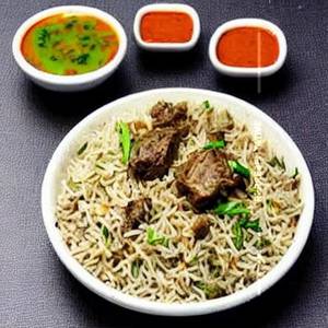 Mutton Kaleji Rice