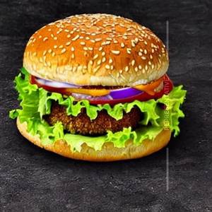 Air Fried Veg.burger