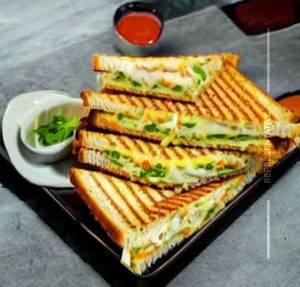 Cheese Masala Grilled Sandwich