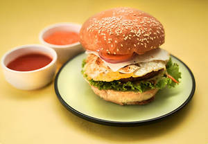 Crispy Chicken Patty Burger