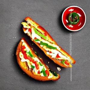 Capsicum Cheese Toast Sandwich