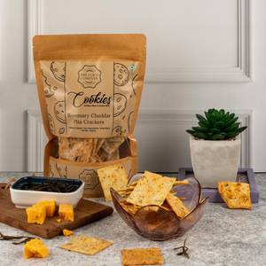 Pita Crackers Rosemary And Cheddar Vheese Pouch(150gm)