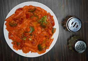 Chicken Red Sauce Pasta