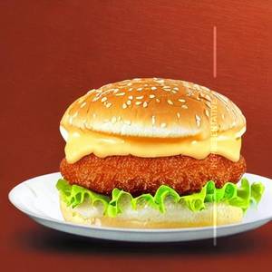 Air Fried Mayonnaise Cheesy Burger