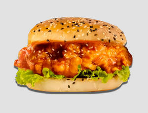 Korean Fried Chicken Burger