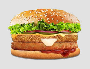Veggie Cheese Bomb Burger