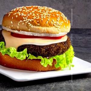 Garlic Cheese Air Fried Burger