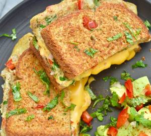Cheese Bread Omelette