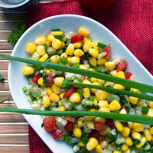 Garden fresh corn salad
