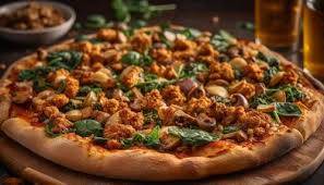 Spicy tadka pizza [cheese brust]